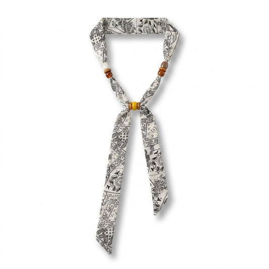 Adjustable Beaded Neck Scarf