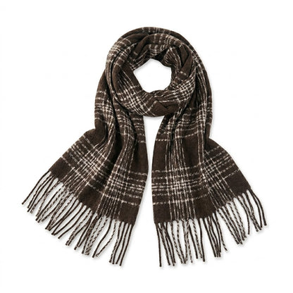 Retro Knitted Winter Scarf