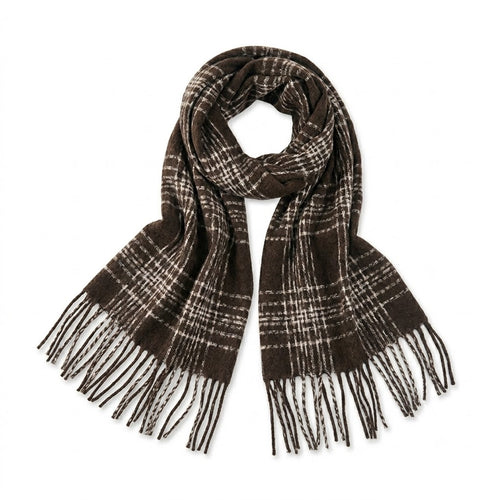 Retro Knitted Winter Scarf