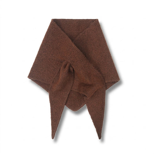 Premium Wool-Blend Triangle Shawl